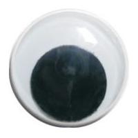 Craft Factory Toy Sew On Wobbly Craft Eyes 15mm Black & White