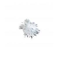 Craft Factory Glitter Craft Pom Poms 25mm Silver