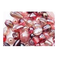Craft Factory Assorted Glass Lustre Beads Lilac