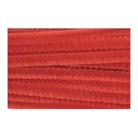 Craft Factory Chenille Craft Pipe Cleaners 6mm x 30cm Red