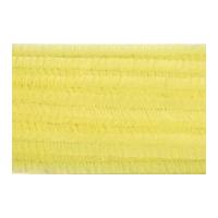 Craft Factory Chenille Craft Pipe Cleaners 12mm x 30cm Yellow