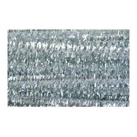 Craft Factory Metallic Chenille Craft Pipe Cleaners 6mm x 30cm Silver