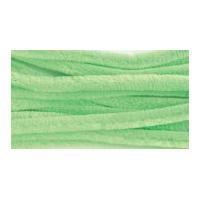 Craft Factory Chenille Craft Pipe Cleaners 12mm x 30cm Lime