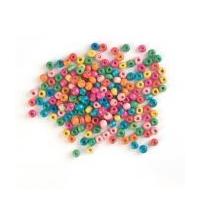 Craft Factory Wooden Craft Beads 6mm Assorted