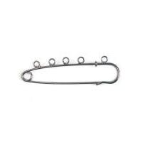 Craft Factory Pin With 5 Holes Jewellery Findings 75mm Silver