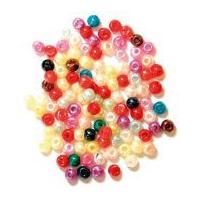 Craft Factory Round Plastic Pearl Beads Multi