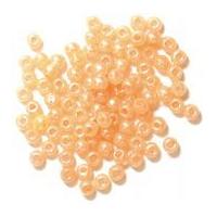 Craft Factory Round Plastic Pearl Beads Orange