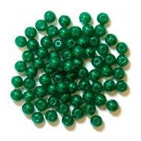 Craft Factory Round Plastic Pearl Beads Green