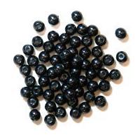 Craft Factory Round Plastic Pearl Beads Navy Blue