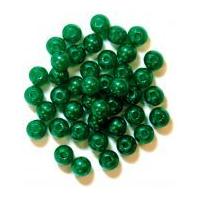 Craft Factory Round Plastic Pearl Beads Green