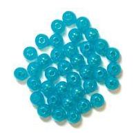 Craft Factory Round Plastic Pearl Beads Ice Blue