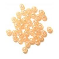 Craft Factory Round Plastic Pearl Beads Orange