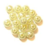 Craft Factory Round Plastic Pearl Beads Cream