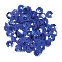 Craft Factory Round Cup Sequins Royal Blue