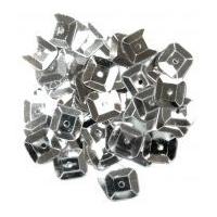 craft factory square cup sequins silver