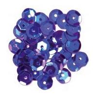 Craft Factory Round Cup Sequins Royal Blue