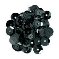 Craft Factory Round Cup Sequins Black