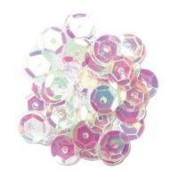 Craft Factory Round Cup Sequins Transparent