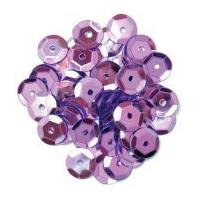 Craft Factory Round Cup Sequins Lilac