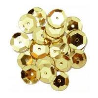 Craft Factory Round Cup Sequins Gold