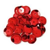 Craft Factory Round Cup Sequins Red