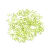 Craft Factory Round Glass Beads Lime Green