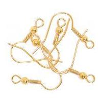 Craft Factory Ear Wire With Hook Jewellery Findings Gold