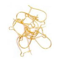 Craft Factory Kidney Wire Jewellery Findings Gold