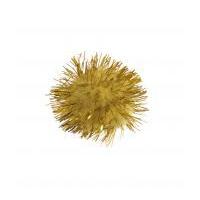 Craft Factory Glitter Craft Pom Poms 12mm Gold