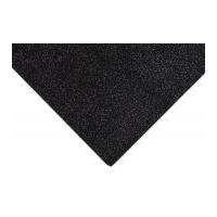 Craft Factory Glitter Acrylic Craft Felt Black