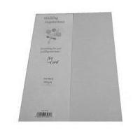 Craft UK Limited 300gsm Linen Finish Blank Card Cardstock White