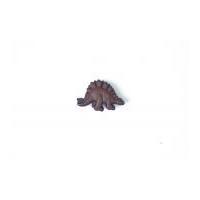 Crendon Dinosaur Shaped Shank Plastic Buttons Dark Brown