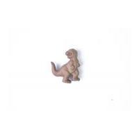 Crendon Dinosaur Shaped Shank Plastic Buttons Beige