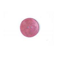 Crendon Round Rustic Wood Effect Buttons Dusky Pink