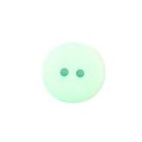 Crendon Plain Round 2 Hole Buttons 15mm Green