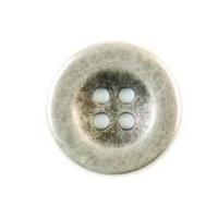 Crendon Round 4 Hole Metal Buttons 20mm Silver
