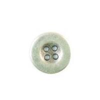 Crendon Round 4 Hole Metal Buttons 15mm Silver