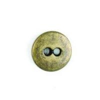 crendon simple round metal buttons gold