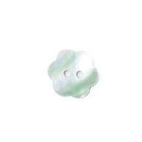 crendon flower shape shell buttons 15mm mother of pearl