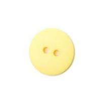 crendon plain round 2 hole buttons 18mm yellow