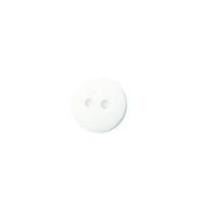 crendon plain round 2 hole buttons 11mm white