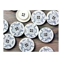 Crendon Round Royal Crest Design Buttons