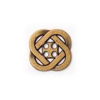 crendon celtic knot design metal buttons 19mm bronze