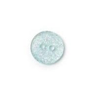 Crendon Round 2 Hole Glitter Buttons Green Turquoise