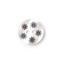 crendon daisy print round buttons