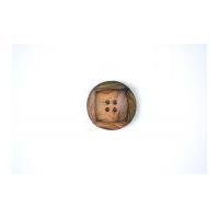 crendon round wooden buttons with square inset brown