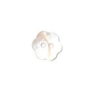 Crendon Flower Shape Natural Shell Buttons White