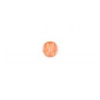 Crendon Star Engraved Baby Buttons Peach