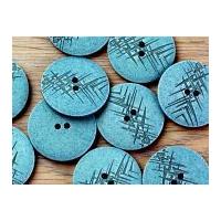 crendon round scratched texture design buttons turquoise