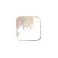 crendon square natural shell buttons white